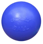 Hundeball mit glatter Oberfläche, Blau, 25 cm – Jolly Pets Push-n-Play