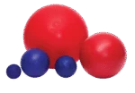 Hundeball mit glatter Oberfläche, Rot, 35 cm – Jolly Pets Push-n-Play