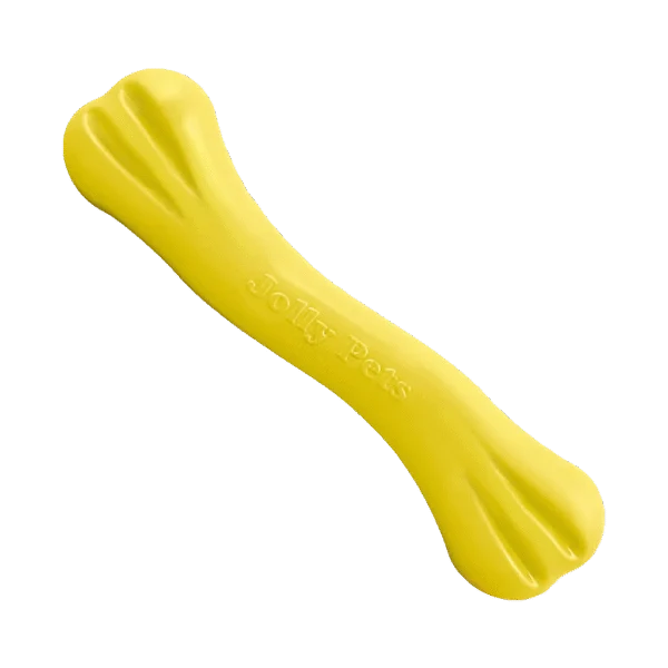Kauknochen für Hunde aus flexiblem Gummi mit Vanilleduft, 15 cm – Jolly Pets Jolly Bone S