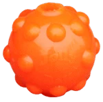 Leckerliball für Hunde aus TPR Gummi, 7,6 cm – Jolly Pets Jolly Jumper Orange S – Bild 4