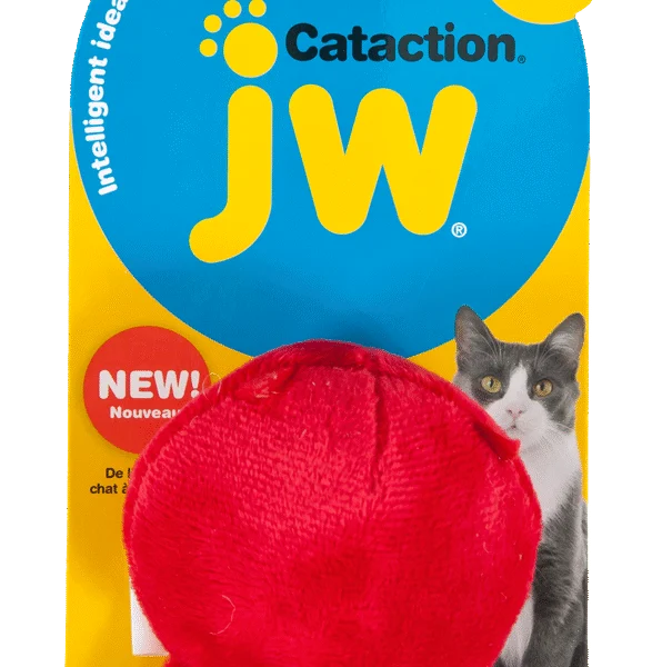 Plüschspielzeug für Katzen mit Katzenminze und Glöckchen, 7 x 8 cm – JW Cataction Bad & Good Cuz