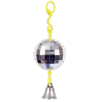 Discokugel für Vögel mit Glöckchen – JW Activitoy Disco Ball – Bild 2