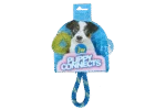 Welpen Spielzeug mit Seil, Beißring und Ball, 21 x 20 x 6 cm – JW Puppy Connects