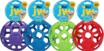 Hundeball aus Naturkautschuk für Leckerlis, 19 cm, sortiert – JW Hol-ee Roller