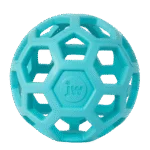 Hundeball aus Naturkautschuk für Leckerlis, 15 cm, Hellblau – JW Hol-ee Roller – Bild 2