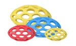 Hundefußball aus Gummi für Leckerlis, Mini, ca. 9 x 5,5 cm – JW Hol-ee Football
