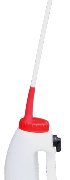 Kälbertränkeflasche mit Sondenschlauch von 48 cm, 4 l – Shoof Speedy Drencher