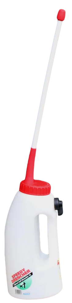 Kälbertränkeflasche mit Sondenschlauch von 48 cm, 4 l – Shoof Speedy Drencher – Bild 1