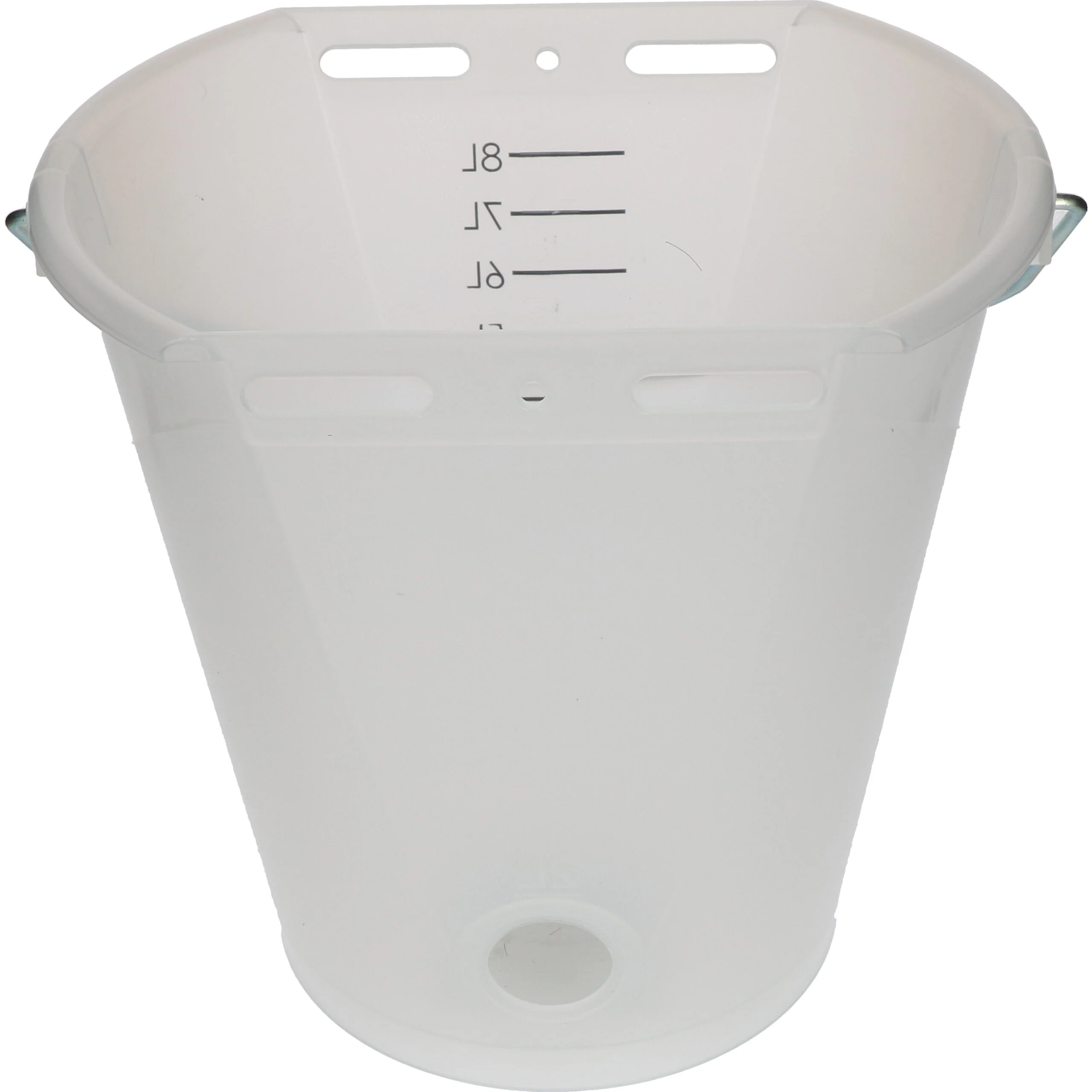 Kälbertränkeeimer Transparent Weiß mit Skala, 8 l – Bild 6