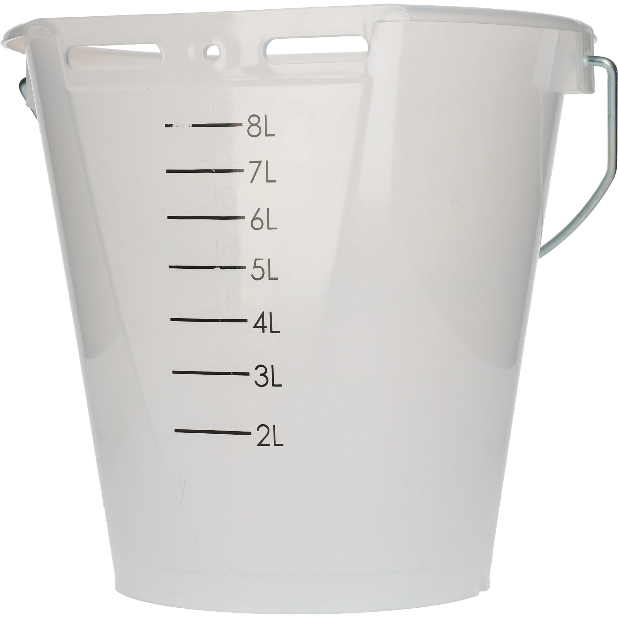Kälbertränkeeimer Transparent Weiß mit Skala, 8 l – Bild 5