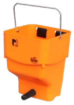 Kälbertränkeeimer Orange mit Aufhängehaken, 5 l – Shoof Kalf Feeder M1 Rail-Hang – Bild 2