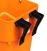 Kälbertränkeeimer Orange mit Aufhängehaken, 5 l – Shoof Kalf Feeder M1 Rail-Hang