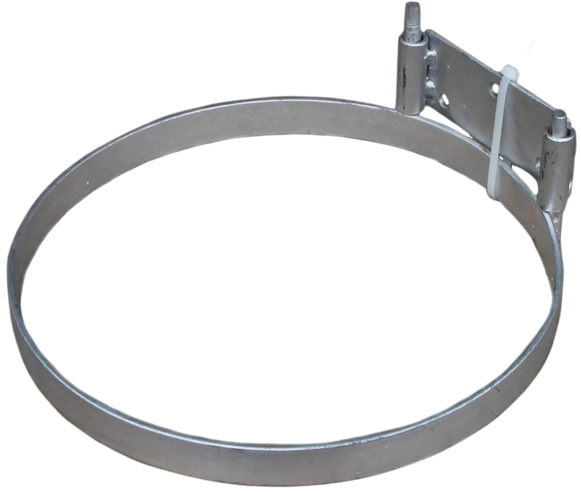 KALVE002D.png Halter für Eimer und Futtertrog, verzinkt, 28 cm – Bild 1
