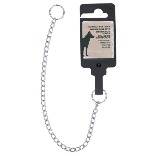 Korrekturkette für Hunde, verchromt, 30 cm x 1,6 mm – Hofman Animal Care