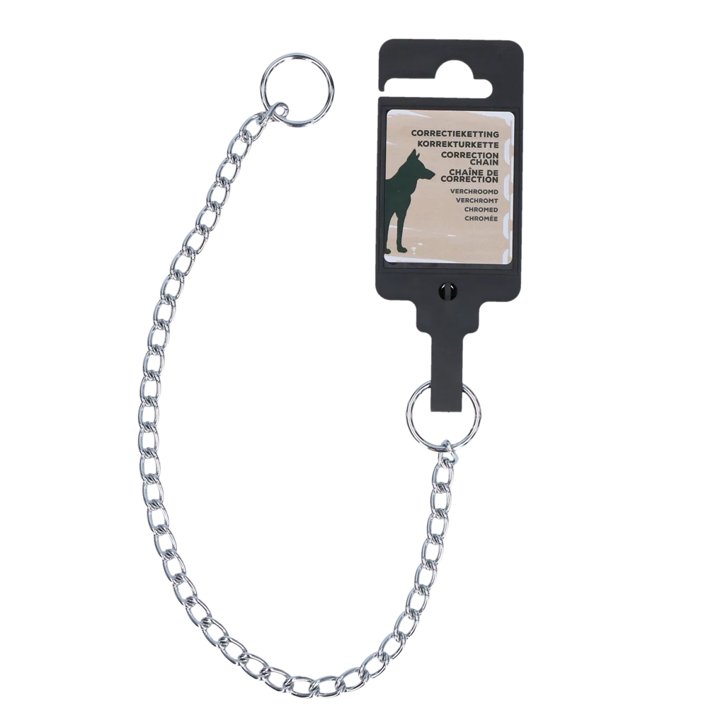 KETT0055B.png Korrekturkette für Hunde, verchromt, 35 cm x 2 mm – Hofman Animal Care – Bild 1