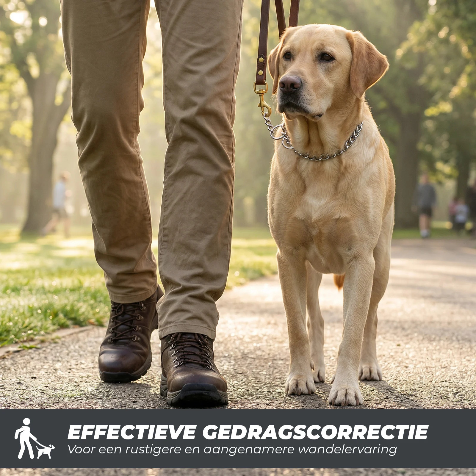 Korrektionskette für Hunde, verchromt, 55 cm x 3 mm – Hofman Animal Care – Bild 3