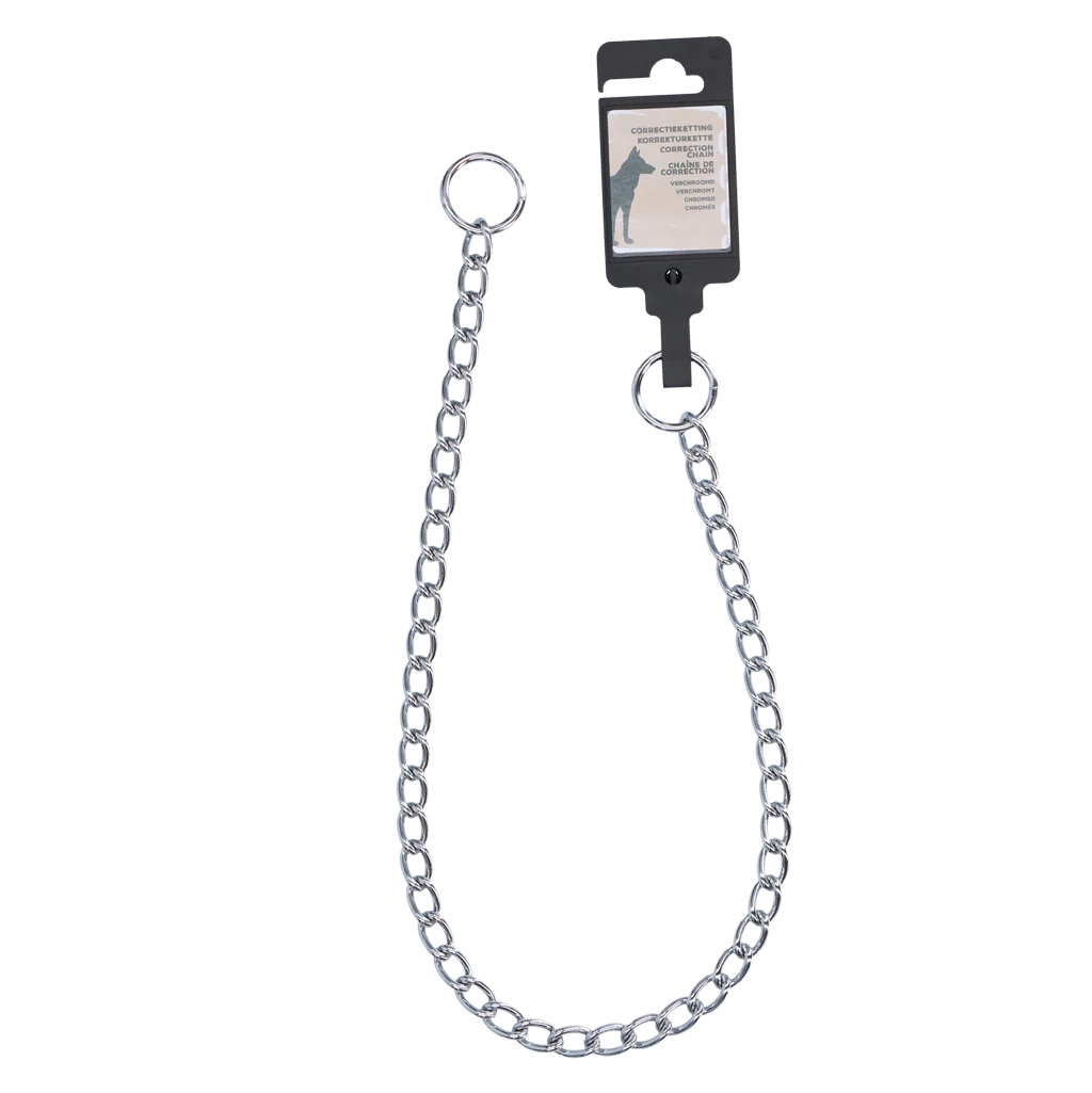 KETT0055G.png Korrekturhalskette für Hunde, verchromt, 60 cm x 3 mm – Hofman Animal Care – Bild 1