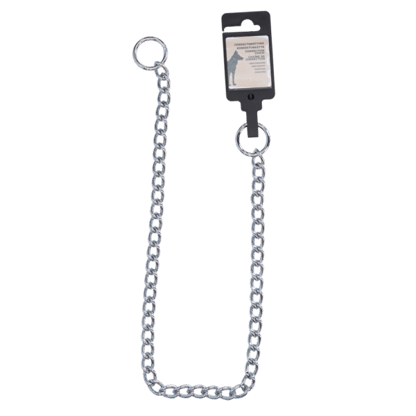 Korrekturhalskette für Hunde, verchromt, 65 cm x 3,5 mm – Hofman Animal Care