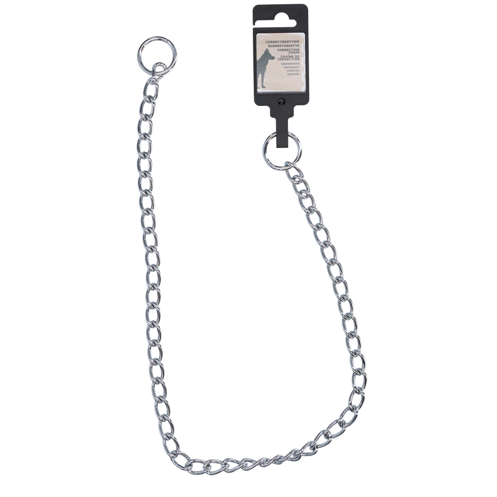 Korrekturhalskette für Hunde, verchromt, 75 cm x 4 mm – Hofman Animal Care – Bild 1
