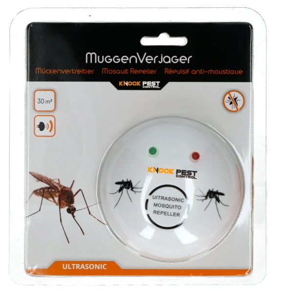 Mückenvertreiber mit Ultraschallsignalen, bis zu 30 m² – Knock Pest