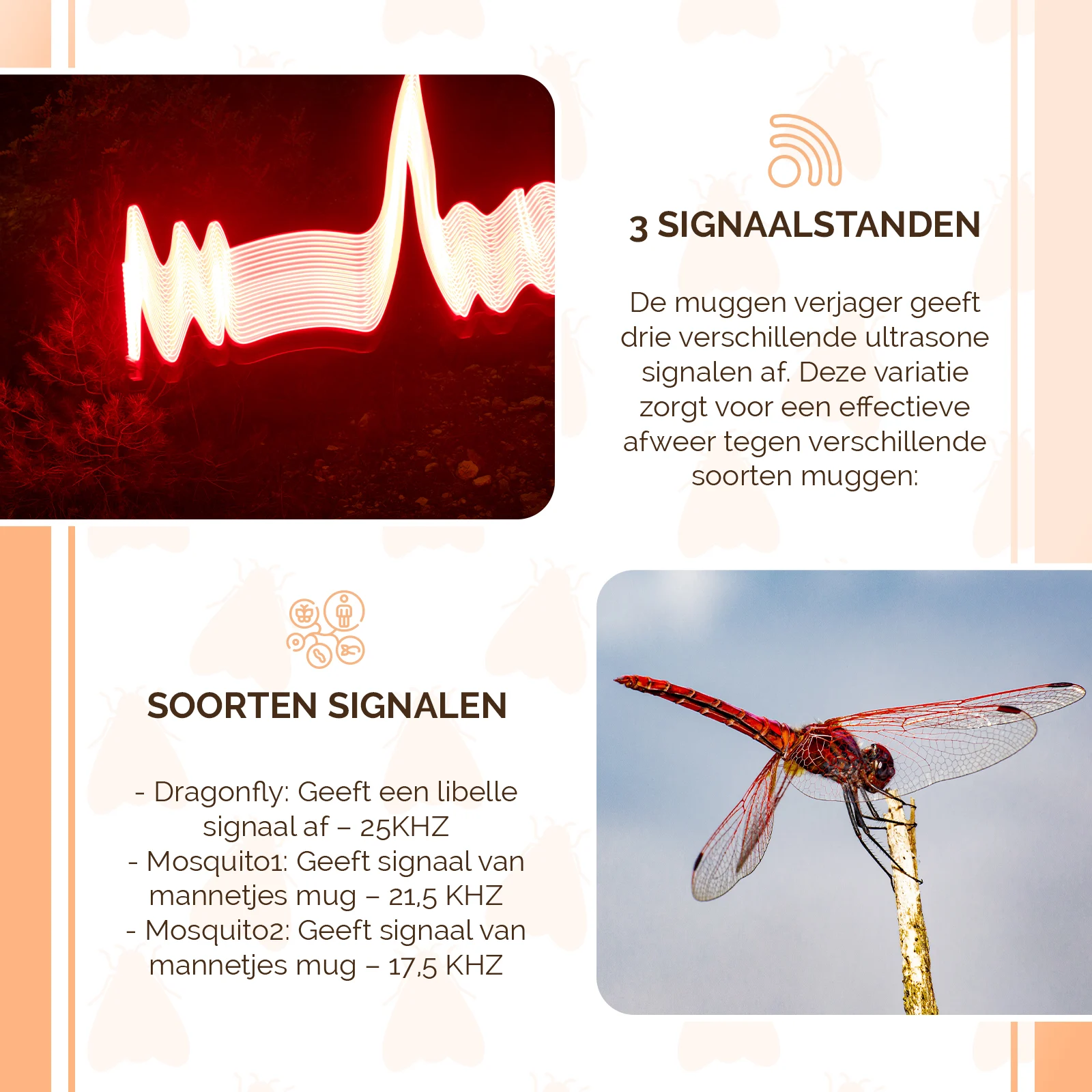 Mückenvertreiber mit Ultraschallsignalen, bis zu 30 m² – Knock Pest – Bild 6