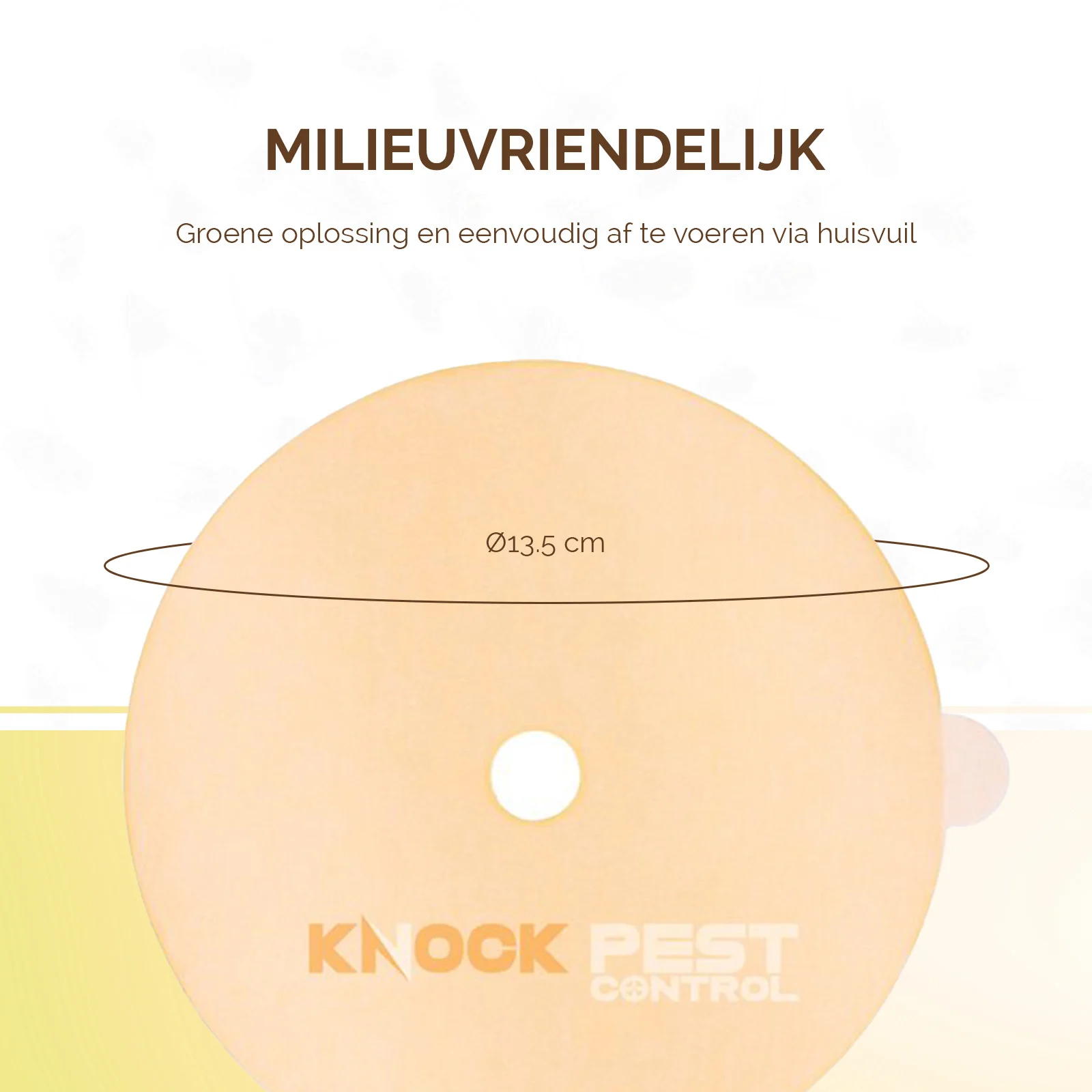 Klebefläche für Insektenfalle, giftfrei Ø 13,5 cm – Knock Pest – Bild 4