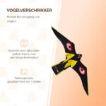 Vogelabwehr Drachen mit 7 m Glasfasermast – Knock Pest Bird Bouncer – Bild 2