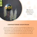 Schreckballon für Vögel mit Aufhängeschnur, Schwarz, Ø 40 cm – Knock Pest – Bild 5