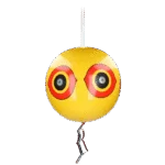 Vogelschreckballon mit Aufhängeschnur, Gelb, Ø 40 cm – Knock Pest