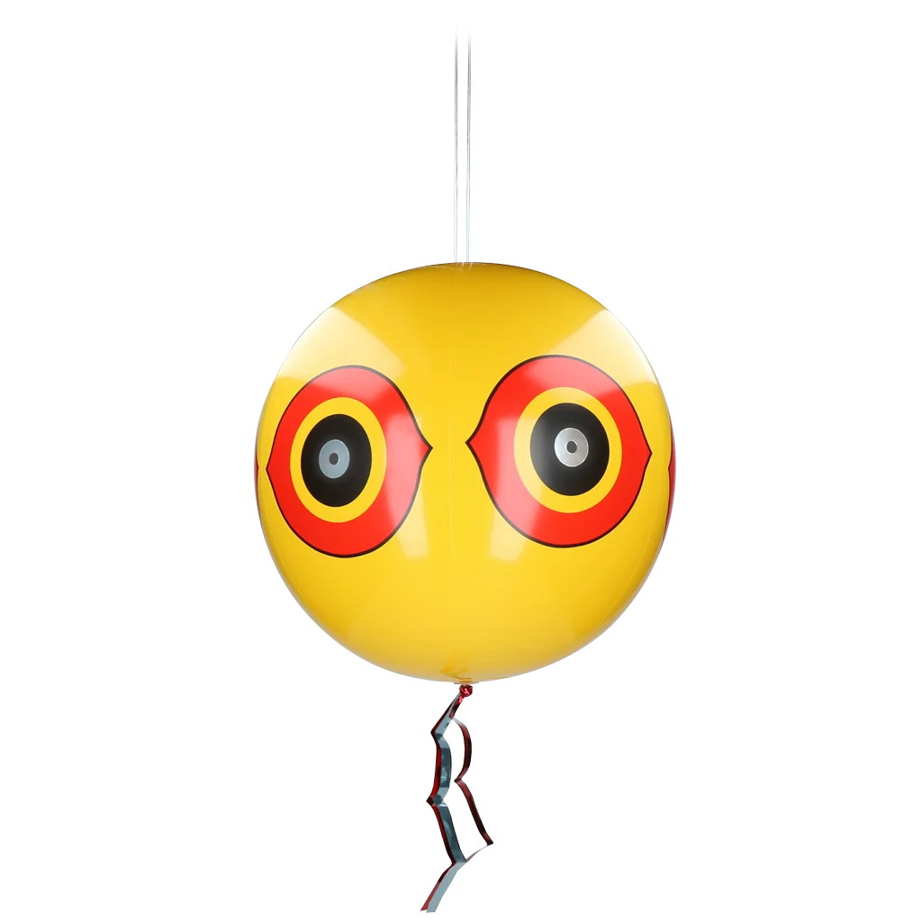 KNOC00032.png Vogelschreckballon mit Aufhängeschnur, Gelb, Ø 40 cm – Knock Pest – Bild 1