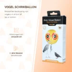 Vogelschreckballon mit Aufhängeschnur, Gelb, Ø 40 cm – Knock Pest – Bild 3