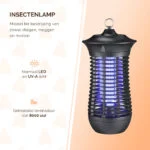 Insektenlampe mit UV-A und Elektrogitter, 18 W – Knock Pest Insect Killer – Bild 2