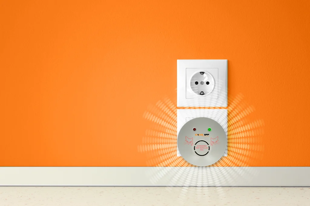 Ultraschall Schädlingsvertreiber für die Steckdose, bis zu 46 m² – Knock Pest Ultrasonic Pest Repeller Home – Bild 4