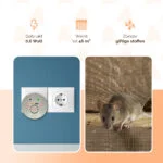 Ultraschall Schädlingsvertreiber für die Steckdose, bis zu 46 m² – Knock Pest Ultrasonic Pest Repeller Home – Bild 6