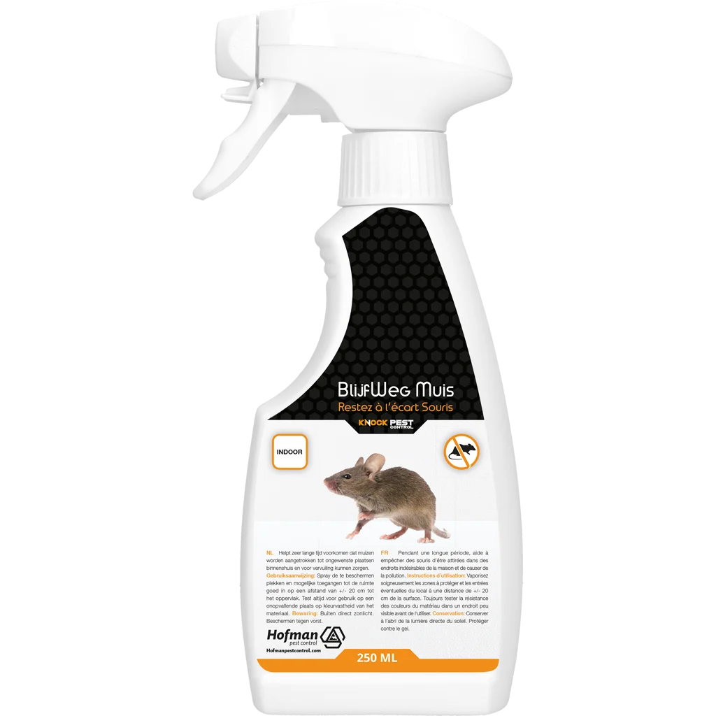 KNOC00073.png Mäuseabwehrspray für Innenräume, 250 ml – Knock Pest BlijfWeg Muis – Bild 1