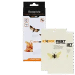 Lebensmittelmottenfalle mit Pheromon und Klebestreifen, 2 Klebefallen – Knock Pest Flach
