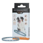 Zeckenhalsband für Hunde gegen Flöhe, 59 cm, Deutsch und Englisch – Knock Pest