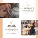 Zeckenhalsband für Hunde gegen Flöhe, 59 cm, Deutsch und Englisch – Knock Pest – Bild 4