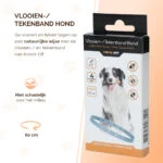 Zeckenhalsband für Hunde gegen Flöhe, 59 cm, Niederländisch und Französisch – Knock Pest – Bild 2