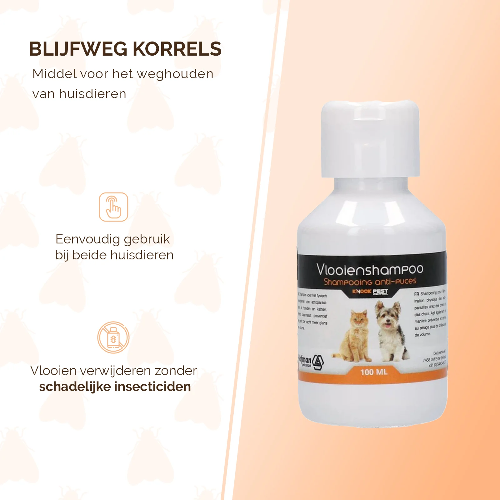 Flohshampoo für Hunde und Katzen, 100 ml – Knock Pest – Bild 2