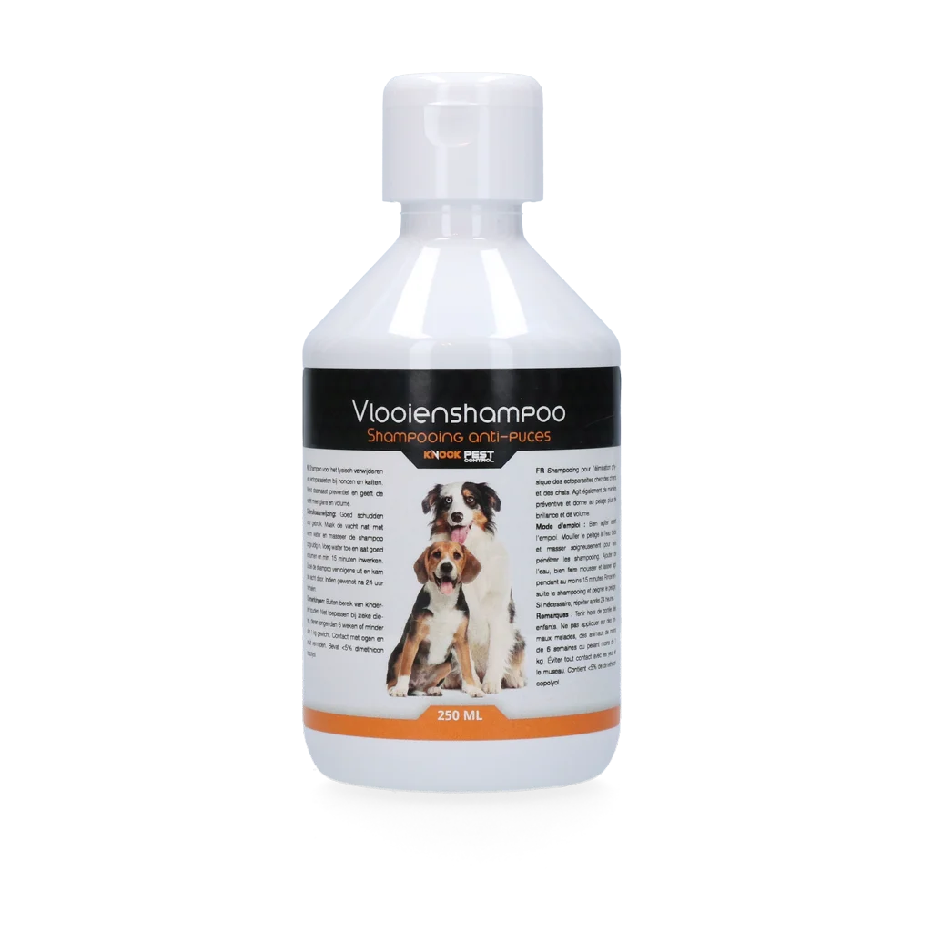 Flohshampoo für Hunde und Katzen, 250 ml – Knock Pest – Bild 1