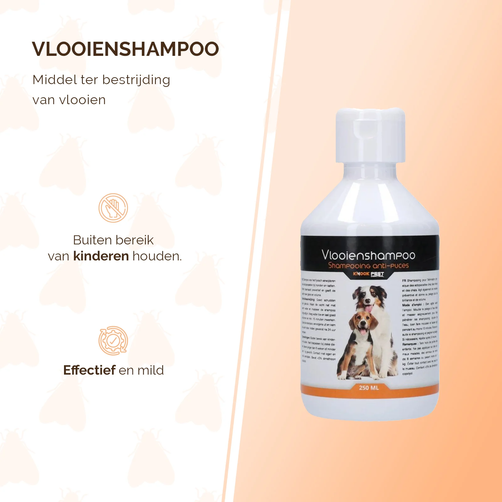 Flohshampoo für Hunde und Katzen, 250 ml – Knock Pest – Bild 2