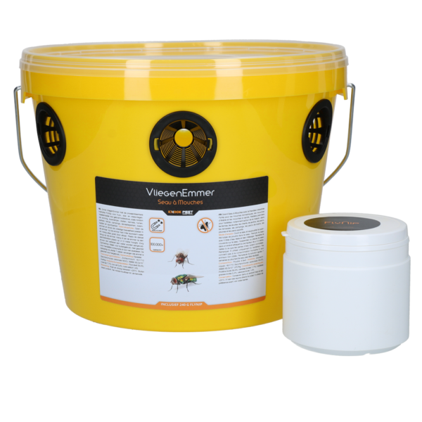 Fliegeneimer mit 240 g Lockstoff – Knock Pest FlyNip Fliegeneimer