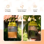 Fliegenfalle mit Lockstoff für den Außenbereich, 2 l – Knock Pest FlyNip – Bild 3