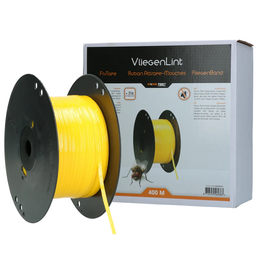 Fliegenfangband Ersatzrolle Gelb, 400 m – Knock Pest – Bild 1