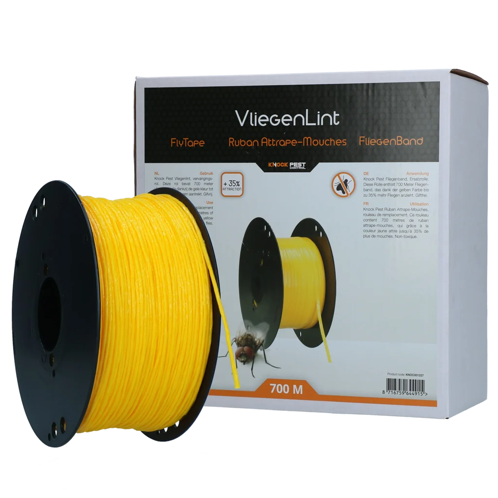KNOC001227.png Fliegenband Ersatzrolle Gelb, 700 m – Knock Pest – Bild 1