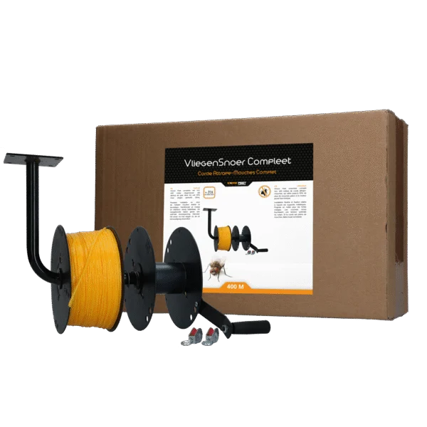 Fliegenschnur Set, Gelb, 400 m – Knock Pest