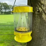 Fliegenfalle mit FlyNip Lockmittel für den Außenbereich – Knock Pest XL – Bild 2