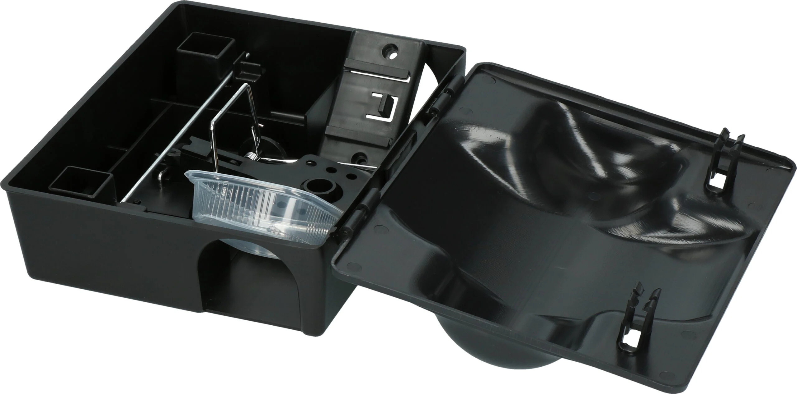 Köderstation für Ratten und Mäuse mit Rattenfalle, 23,5 x 19,5 x 10,5 cm – Knock Pest Dual bait – Bild 3