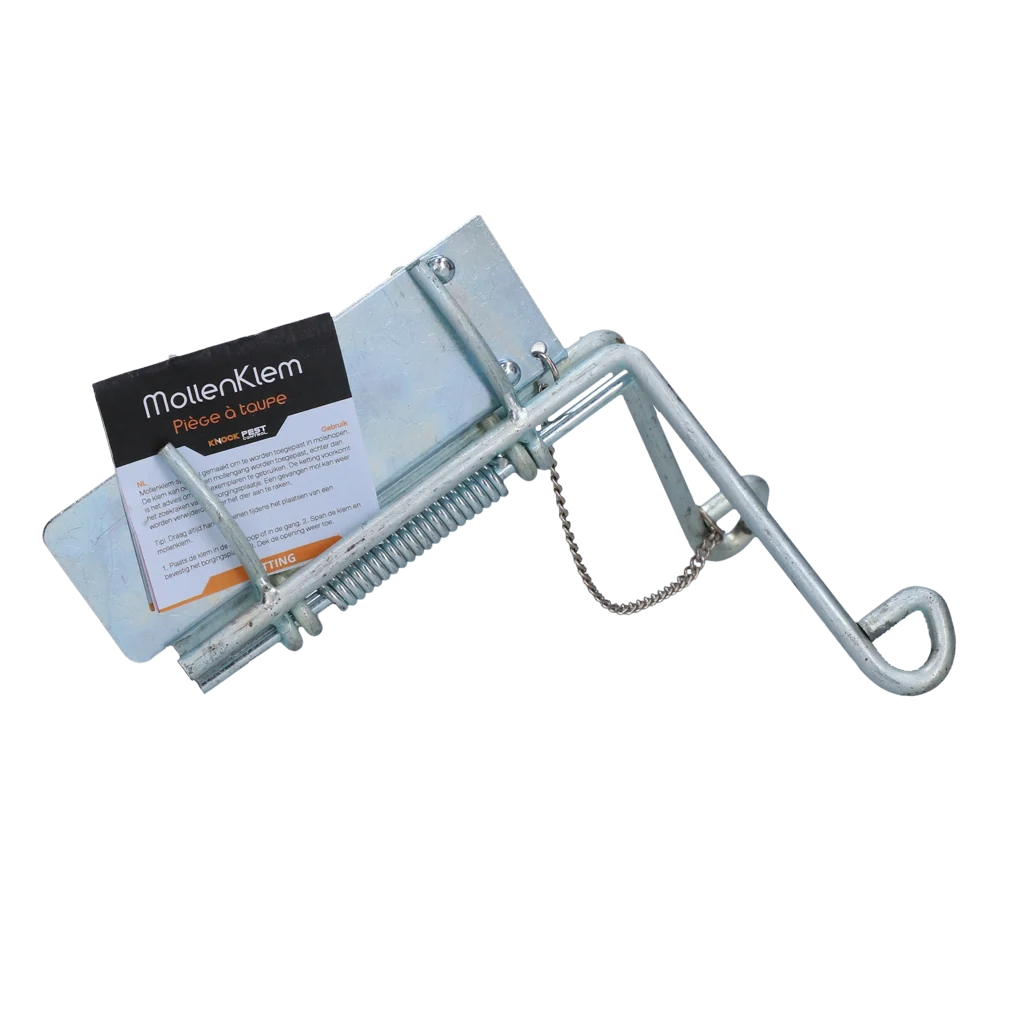 KNOC00153.png Maulwurffalle mit Kette, verzinkt, 15,5 x 16 cm – Knock Pest – Bild 1